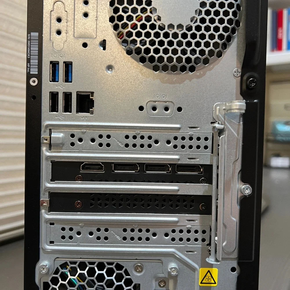 HP Pavilion Black Gaming Desktop Computer TG01-2170m PC 3060 256GB SSD 8GB RAM